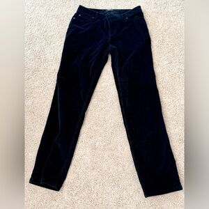 J. Jill Women's Skinny Stretchy Corduroy Black Jeans